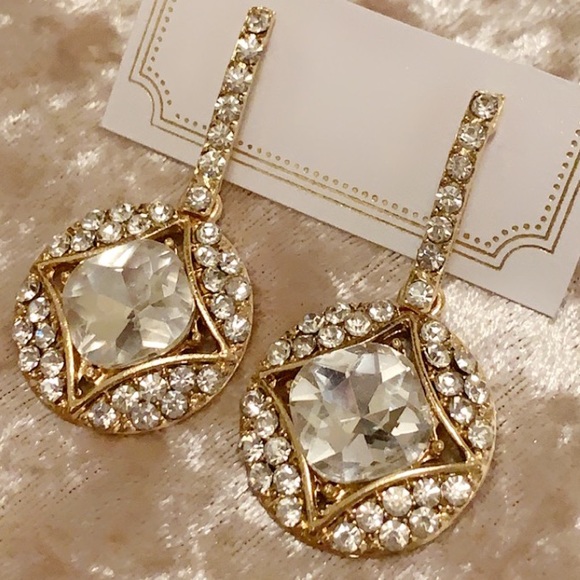 NEW 💗 Gorgeous Bling Crystal Drop Earrings - Picture 12 of 15